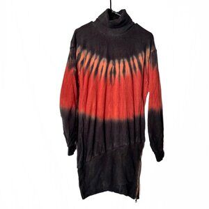 Young Fabulous & Broke Tie-Dye Turtleneck Sweatshirt Dress – Size S